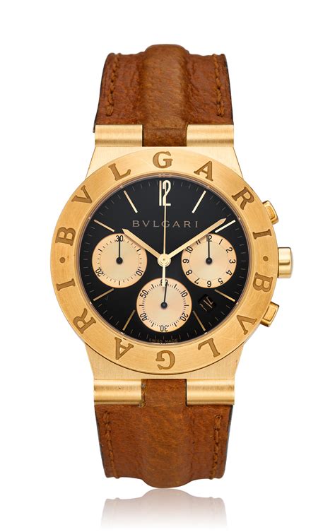 bvlgari watch gold